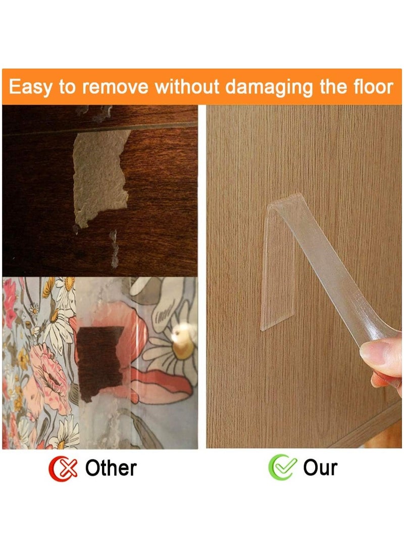 TPGP Toy Blockers for Furniture, Clear Blocking Board Under Furniture, Pet Baffle Board, Strong Adhesive Baffle, Adjustable Gap Bumper for Sofa, Bed (5 Pack/9.5 Inch) - Image 5