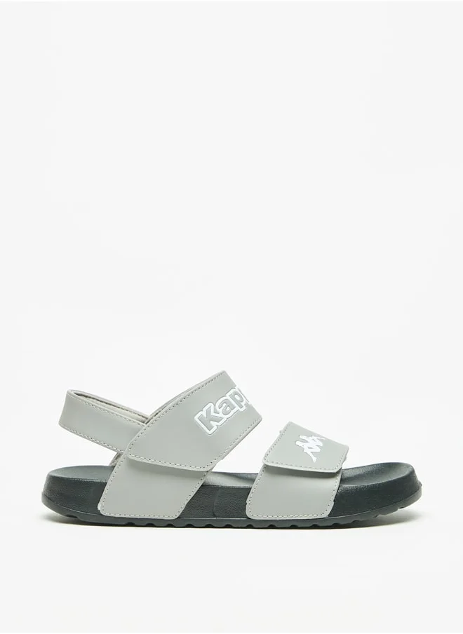 Kappa Boys Strappy Sandals with Hook and Loop Closure