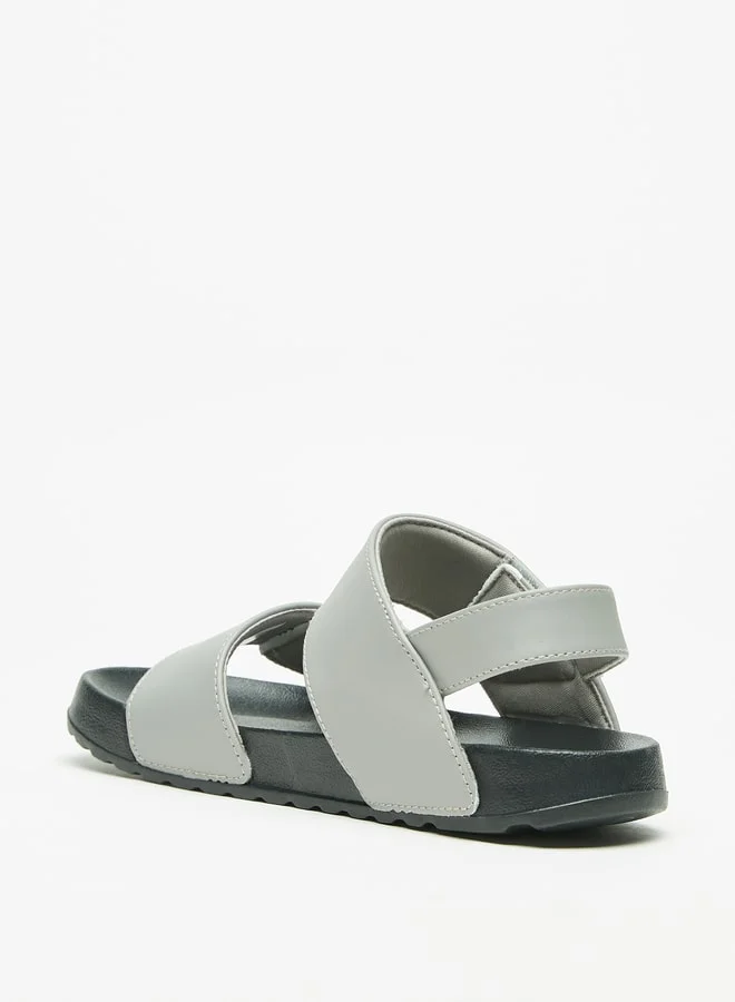 Kappa Boys Strappy Sandals with Hook and Loop Closure