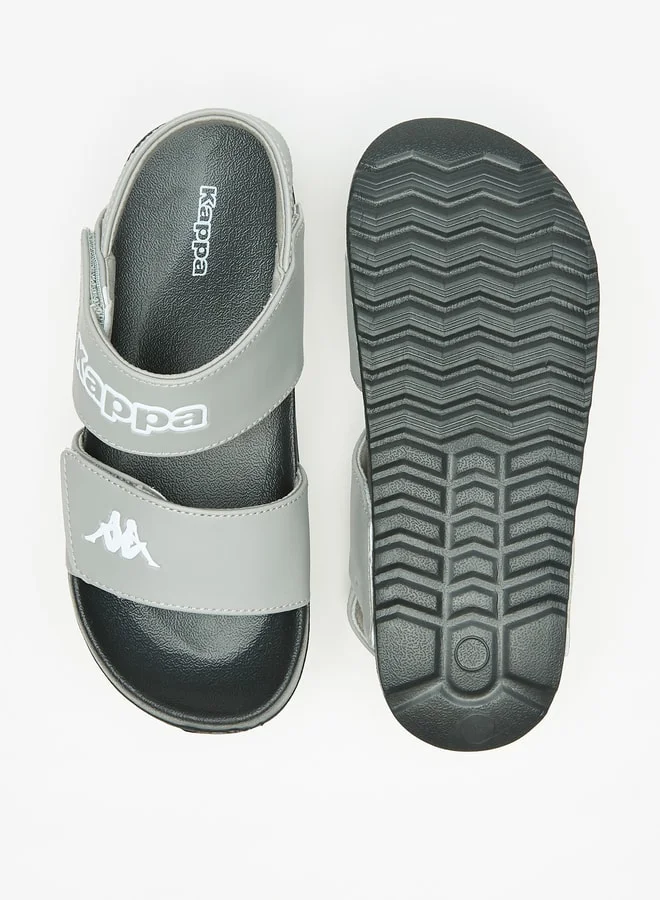 Kappa Boys Strappy Sandals with Hook and Loop Closure