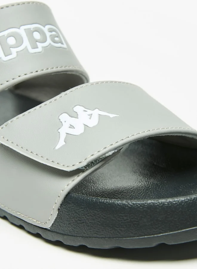 Kappa Boys Strappy Sandals with Hook and Loop Closure
