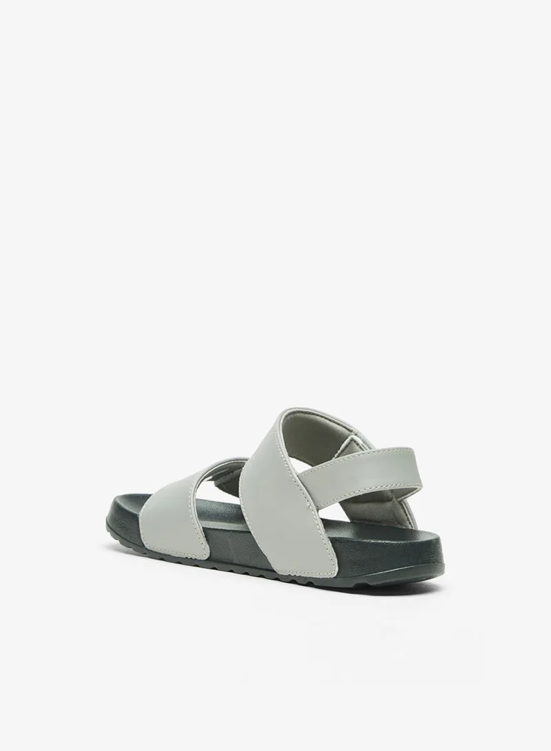 Kappa Boys Strappy Sandals with Hook and Loop Closure