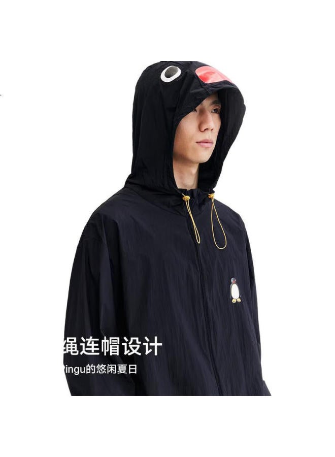 Tbh Pingu Collaboration Series Women'S Summer Sunscreen Clothing Upf50+ Outdoor Sun Protection Shirt With Storage Bag S - Image 3