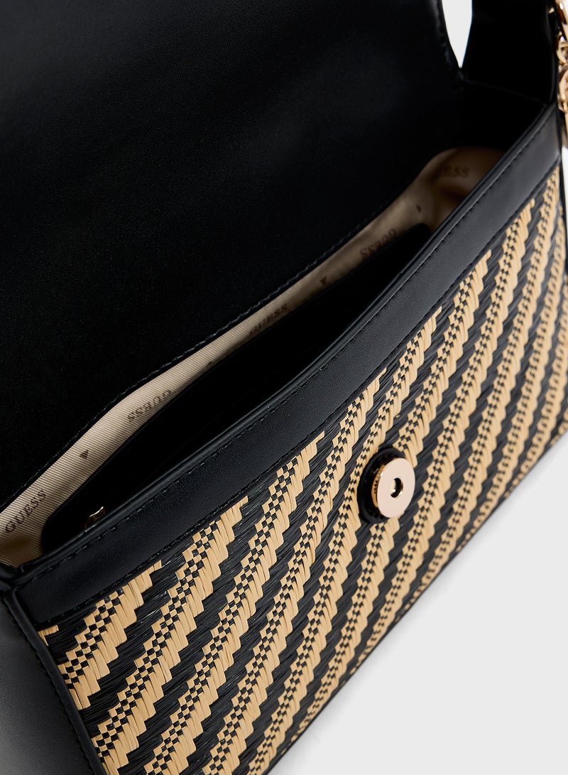 GUESS Simona Flap Shoulder Bag  - Image 5