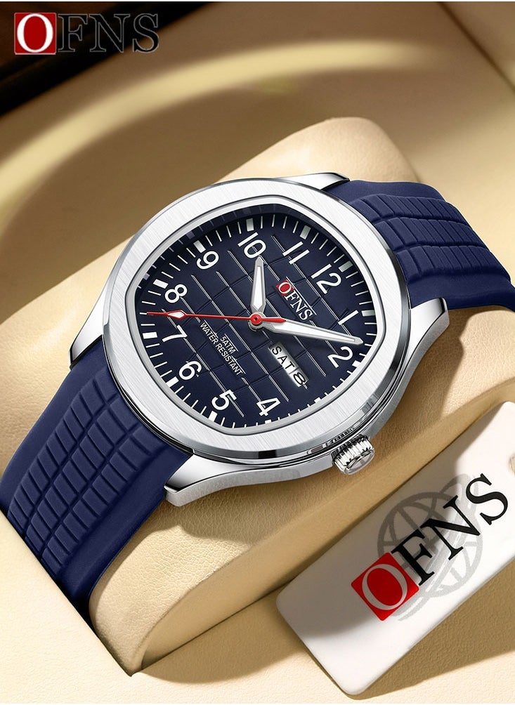 Sanda Top Brand Luxury Men's Quartz Watches Sports Waterproof Watch Automatic Date Week Quartz Men's Wristwatch  - Image 1