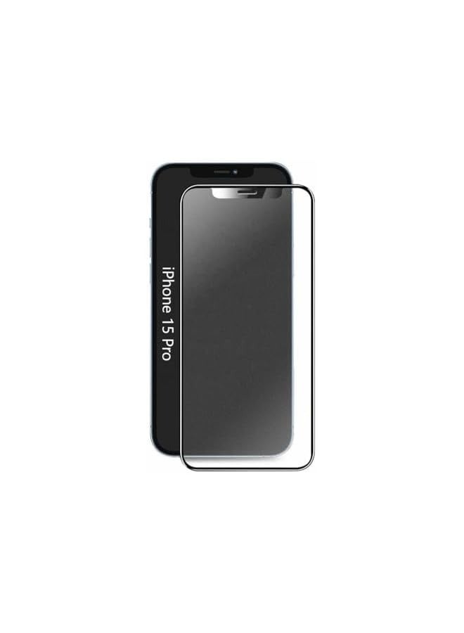 بروماس واقي شاشة متوافق مع هاتف Iphone 15 Pro 5G واقي شاشة غير لامع مضاد للوهج وبصمات الأصابع ثلاثي الأبعاد سهل التركيب، طبقة سطحية غير لامعة Iphone 15 Pro Matte Glass (Iphone 15 Pro) - Image 1