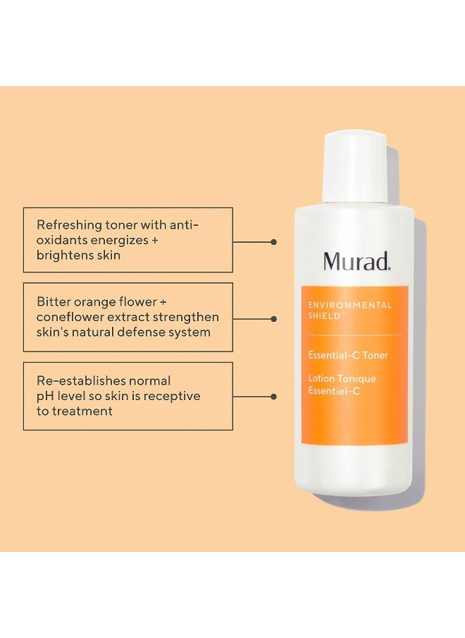Murad Essential-C Toner - Environmental Shield Hydrating Toner Replenishes Moisture - Refreshing Facial Toner, 180Ml  - Image 2