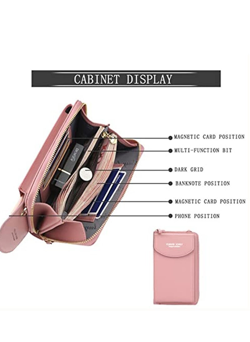 Daytoyz Stylish Women's Diagonal PU Leather Clutch Bag - Large Capacity Multifunctional Travel Wallet with Phone Pocket, Card Slots & Passport Holder - Ladies Purse Organizer for Everyday Use - Image 4