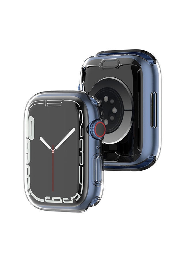 NIBEMINENT 3-Piece Full Cover For Apple Watch 42mm Black/Rose Gold/Clear - Image 4