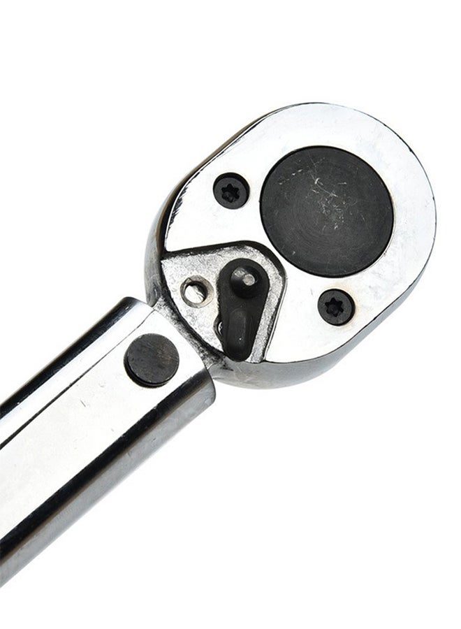 Adjustable Torque Ratchet Wrench Repairing Spanner Hand Tool Silver - Image 5
