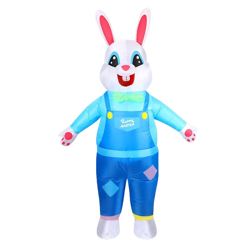 Cross-border Easter Festival Family Gathering Funny Creative Walking Doll Performance Easter Egg Bunny Inflatable Suit - Image 3