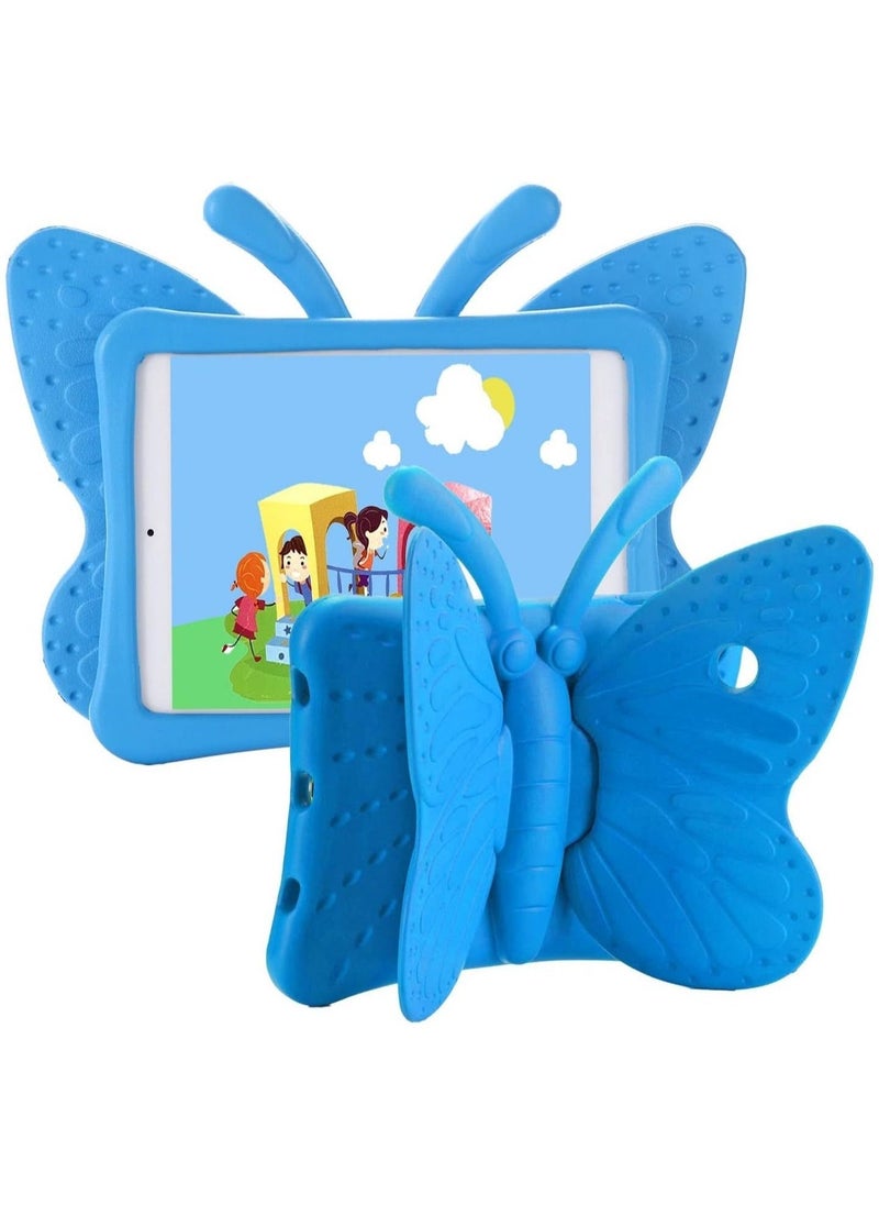 iPad case for Kids, 3D Cartoon Butterfly Non-Toxic EVA Light Weight Kid Proof Shockproof case with Kickstand for ipad 5/ ipad 6 /ipad pro 9.7/ New iPad 2017 case - Image 1