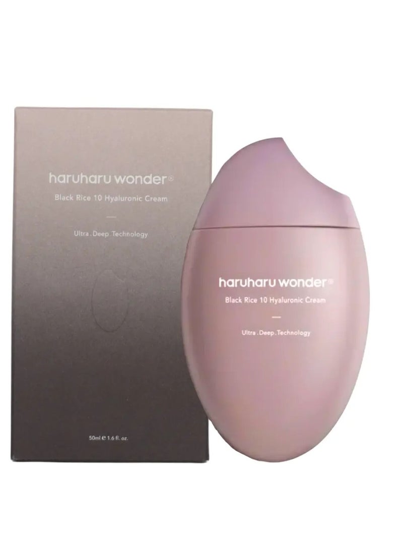 HARUHARU Wonder Black Rice 10 Hyaluronic Cream , 1.6 fl oz - Image 2