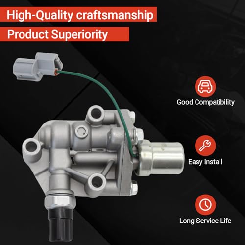 Powkos VTEC Solenoid Spool Valve 15810PLRA01 Compatible with Honda Civic 17L 2001 2002 2003 2004 2005 Replaces 15810PLRA01 916707 - Image 3
