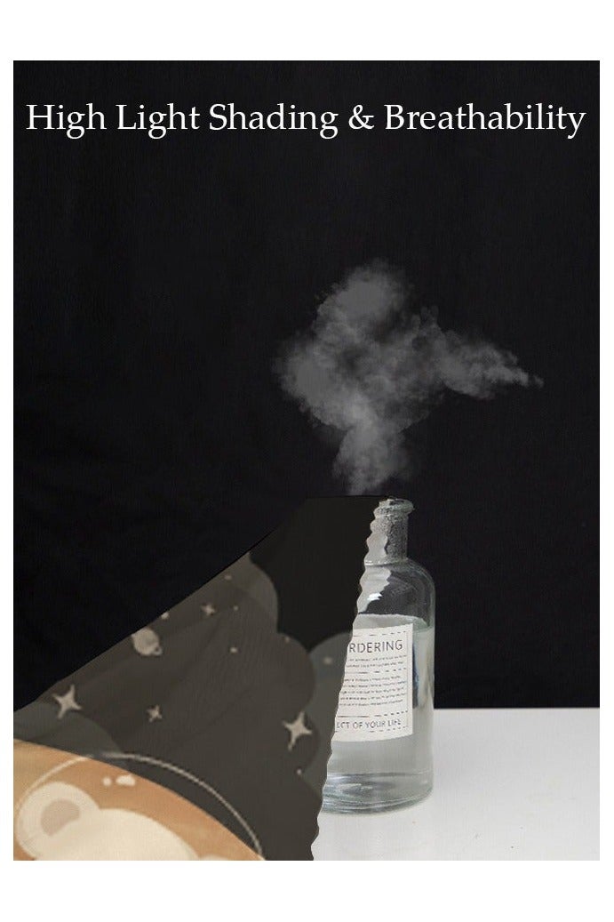 JUNYOUK 2 Pcs Private Bed Curtain At The Bottom Of The Bunk Bed, Breathable And Dustproof Single Bed Blackout Curtain, Dormitory Family Bed Curtain, Can Cover 3 Sides - Image 5