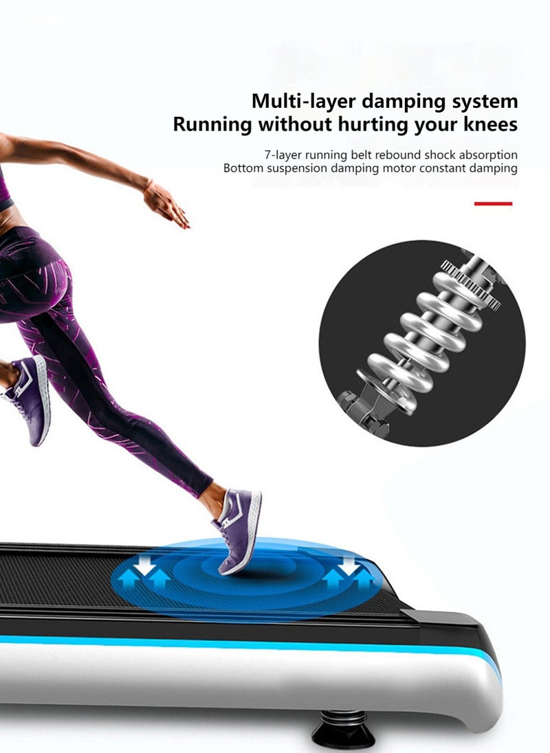 ETG - 1-12km/H Multifunctional Treadmill With Massage And Sit-Ups, 560mm Widened Running Platform, Foldable and Installation-Free, LED Display Treadmill, Load-Bearing 120kg（Multi—Function） - Image 1