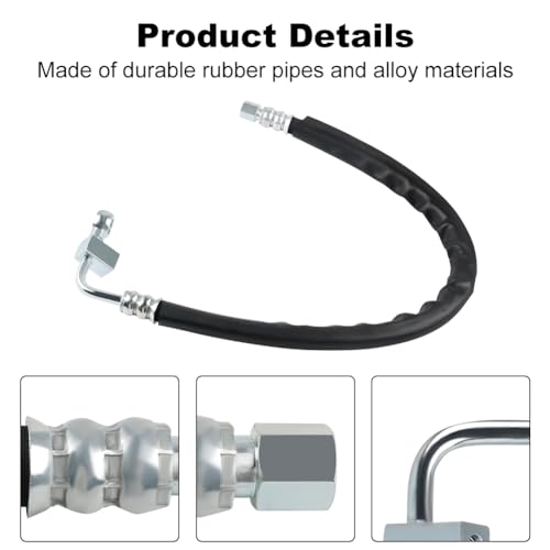 WMPHE Power Steering Pressure Hose Compatible with Nissan Altima L4 2.5L 2007 2008 2009 2010 2011 2012, Replacement for ‎49720JA000, 3402511 - Image 3