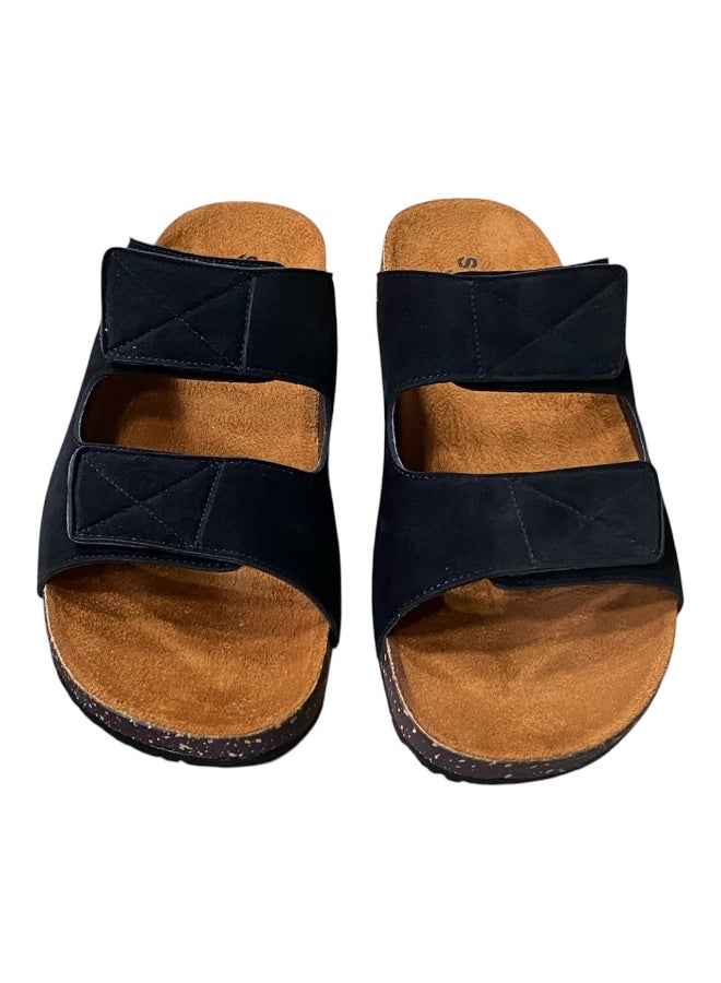 BRISK Presc men's slippers made of genuine leather with suede and orthopedic design, with a finish that gives you comfort and style. - Image 2