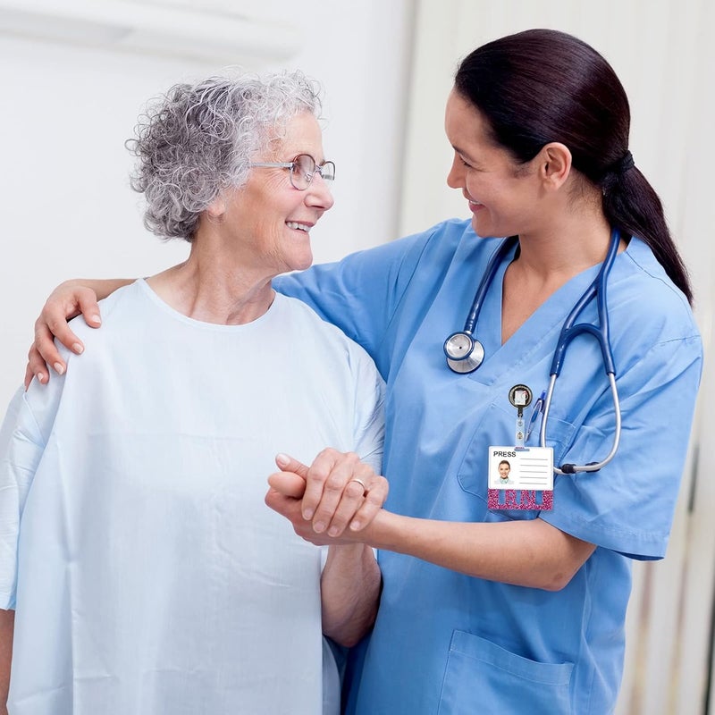 Teling 10 قطع شارة ممرضة مسجلة متلألئة RN ملحقات شارة RN أكريليك أفقية عمودية لطلاب الممرضات وزملاء العمل هدايا يوم الممرضات في عيد الميلاد 5 ألوان - Image 5