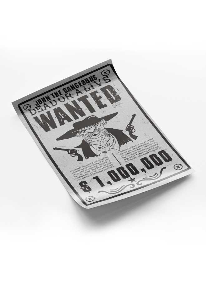 LOWHA Poster Painting Art With Four Separate Pieces Of Double-Sided Stickers Wanted For Home Bedroom Living Room And Office Decor - Image 1