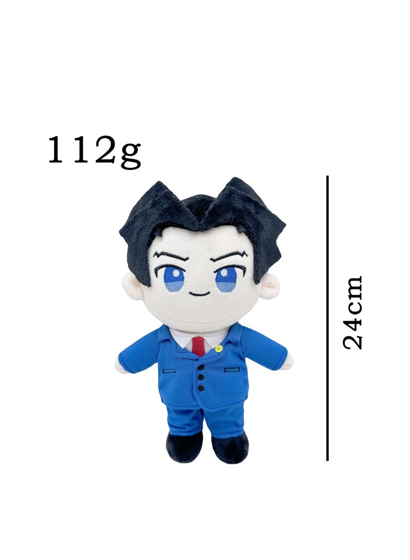 Anime Ace Attorney Phoenix Wright Maya Fey Miles Edgeworth Figures Cartoon Plush Doll Birthday kids Popular toys  - Image 4