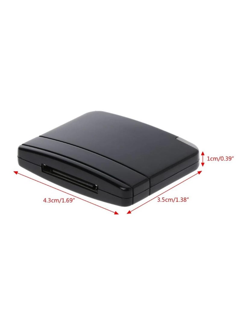 SYOSI - 30 Pin Bluetooth Receiver, Adapter for iPod iPhone iPad Speaker Dock, Bluetooth A2DP Music Audio Receiver 30 Pin, Compatible Bose iPod SoundDock, Versatile Bluetooth Standards (Balck) - Image 1