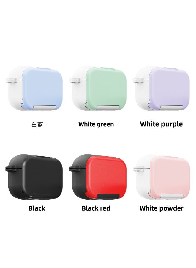 Loquat For AppleAirpods4 Earphone Case Sky Mirror Pro2 Bluetooth Headset Protective Cover Mirror Holdable-Color:White Green-Model:airpods 4  - Image 2