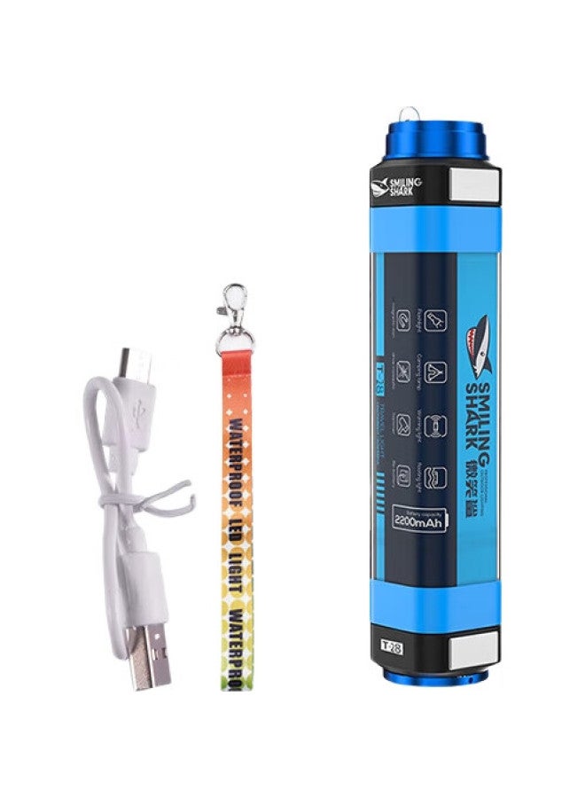 SMILING SHARK Xiaowu Sha T28 Camping Light, High-Intensity Flashlight, Long-Lasting Battery, Led Multi-Functional Outdoor Emergency Rechargeable Light - Image 3