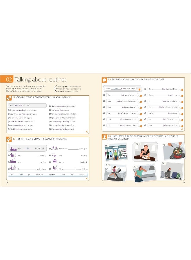 English for Everyone Practice Book Level 2 Beginner : A Complete Self-Study Programme (Dk English for Everyone) - Image 4