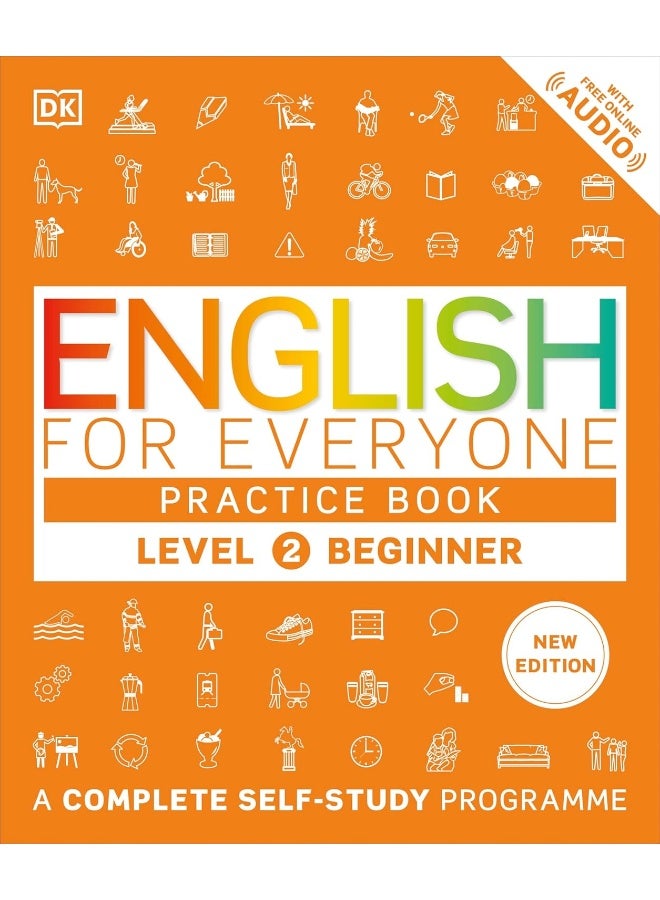 English for Everyone Practice Book Level 2 Beginner : A Complete Self-Study Programme (Dk English for Everyone) - Image 1
