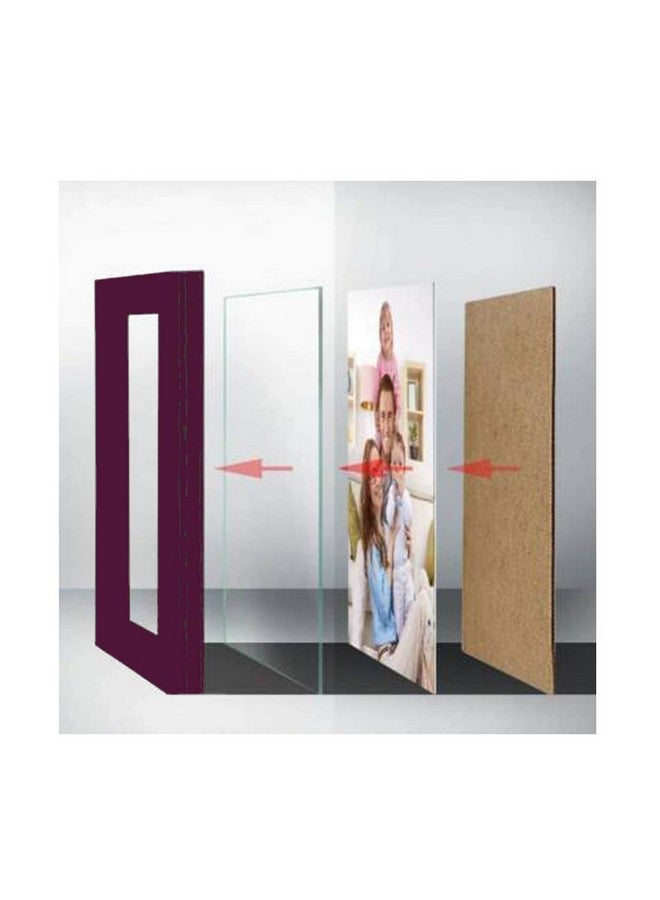 Stuthi Arts إطار صور خشبي MDF بحجم A4 من ستوثي آرتس (12 صورة، مستندات) (بني) - Image 4