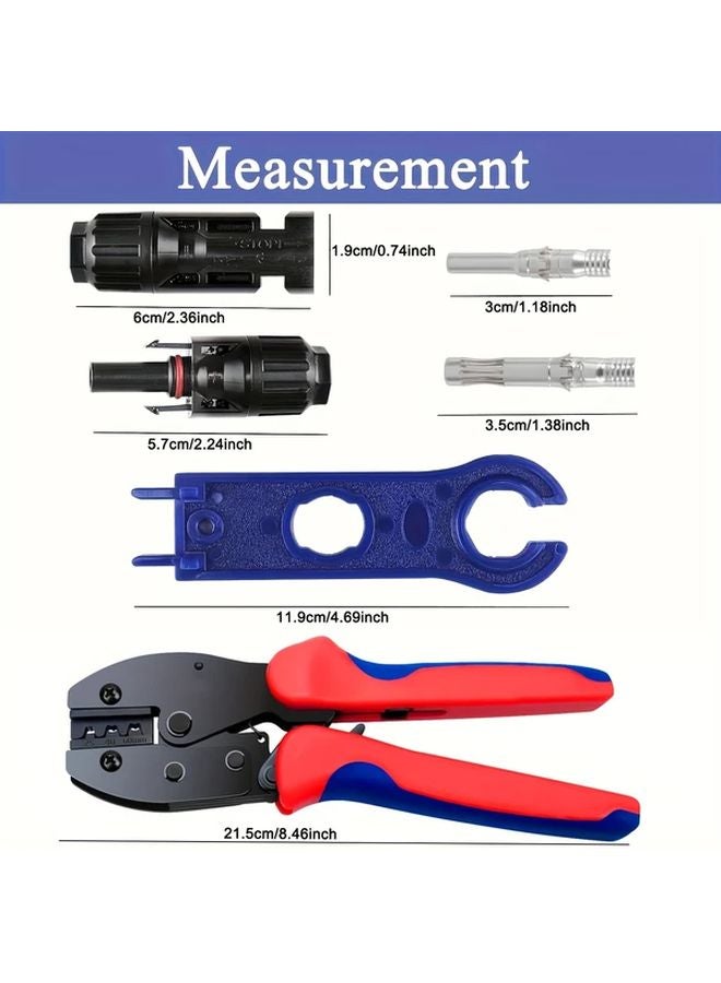 عدة أدوات كبس شمسية مع موصلات الكبس وجنزال مفك لتركيب كابلات الألواح - Image 3