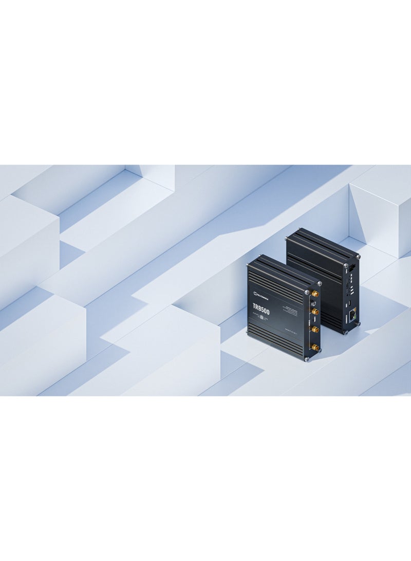 TELTONIKA TRB500 5G & 4G LTE Advanced Pro Cat 20 Industrial Cellular Gateway, Up to 3.3Gbps Speed, Ultra Low Latency, Gigabit Ethernet, 4 x Mobile Antennas, SA & NSA Architecture | TRB500 - Image 5