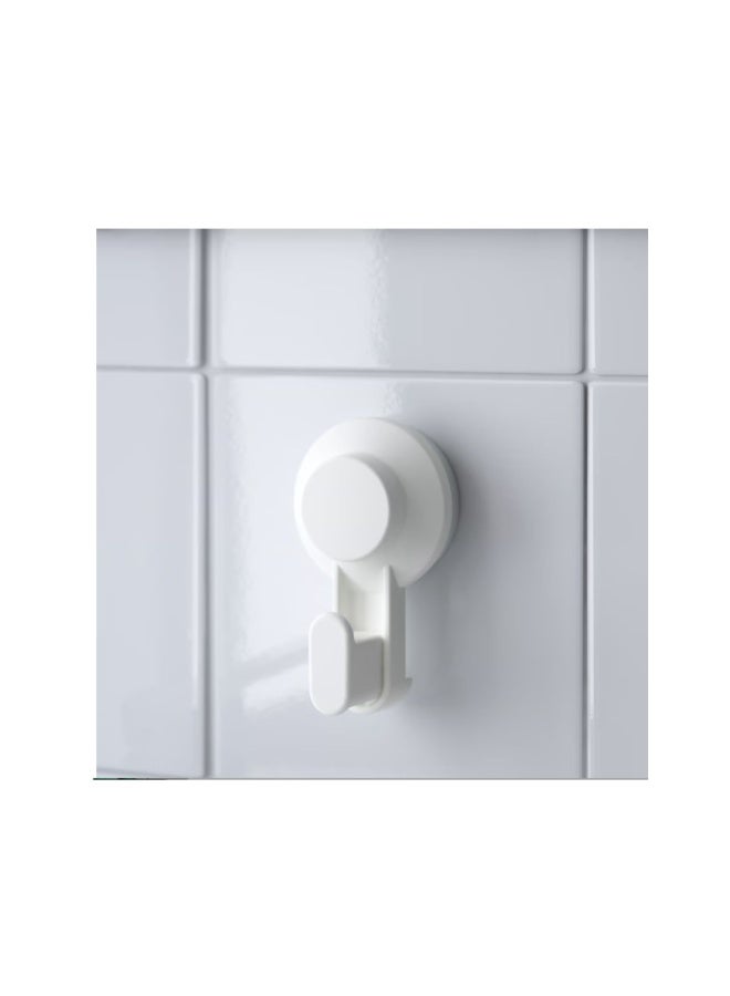 TISKEN Hook with Suction Cup, White, Set of 2 - Image 4
