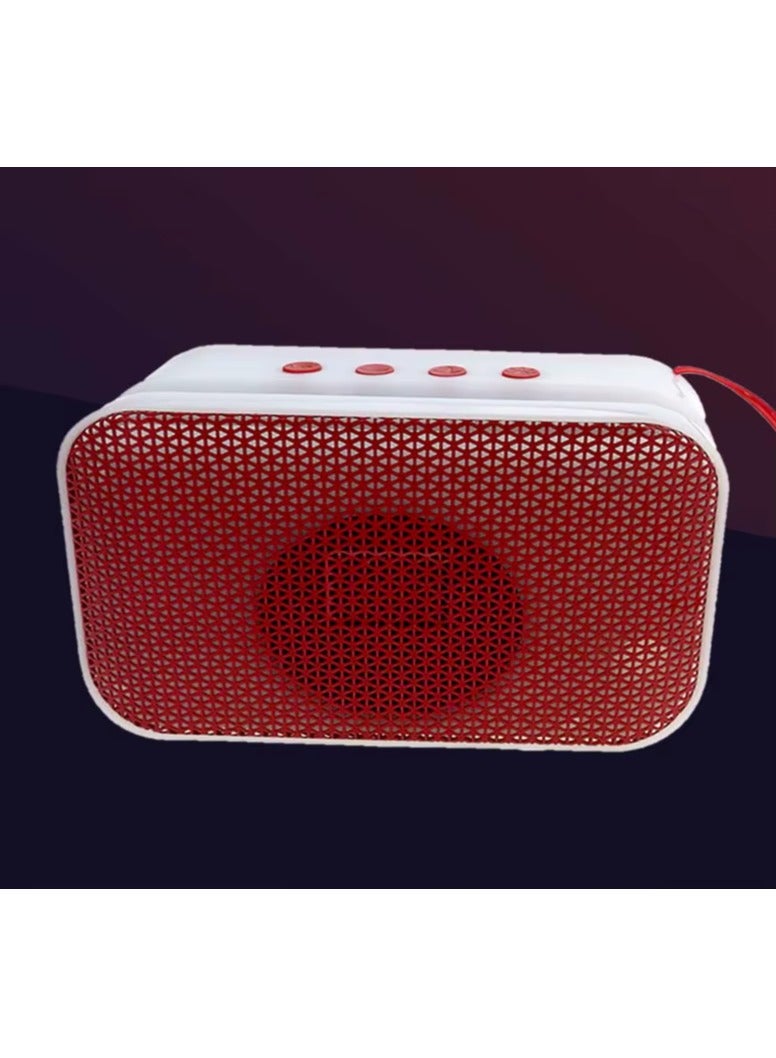 AN-A011 Portable Bluetooth Speaker, Red
