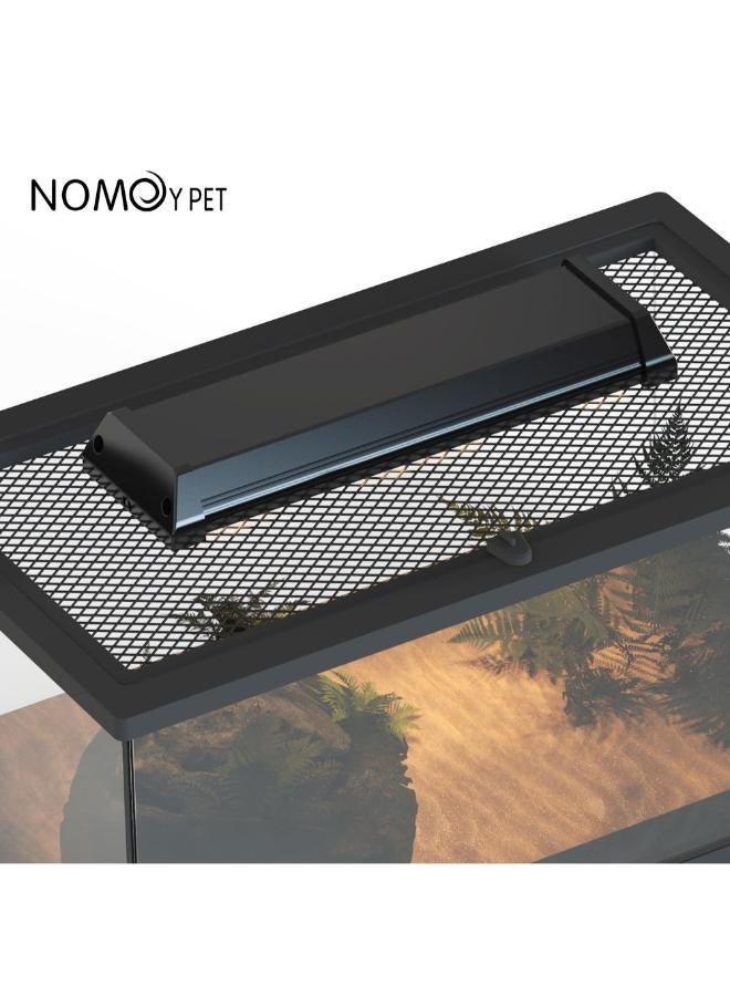 NomoyPet مصباح NomoyPet LED UVA+UVB قابل للتحكم بثلاثة أوضاع ألوان، مناسب للزواحف، وأحواض الزواحف، والسلاحف، والسحالي، والثعابين، بإضاءة 10.0 بوصة. - Image 5