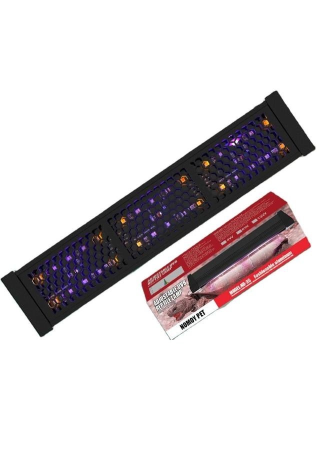 NomoyPet مصباح NomoyPet LED UVA+UVB قابل للتحكم بثلاثة أوضاع ألوان، مناسب للزواحف، وأحواض الزواحف، والسلاحف، والسحالي، والثعابين، بإضاءة 10.0 بوصة. - Image 3