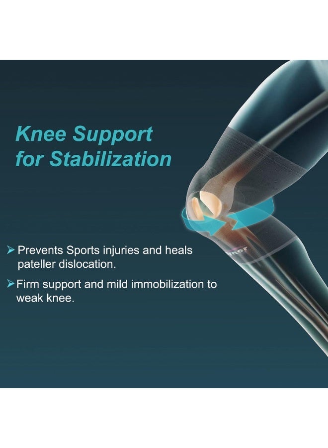 Tynor Knee Cap Open Patella, Grey, Large, 1 Unit - Image 3