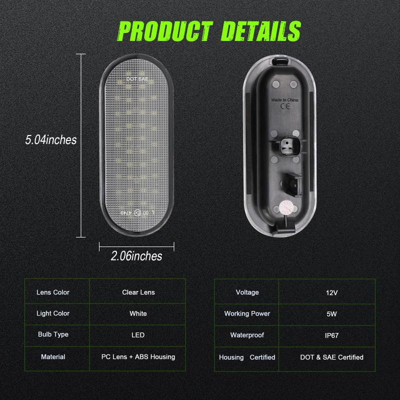 ATLEDLT LED Truck Bed Lights Compatible with 2015-2024 F150, 2017-2024 F150 Raptor, F250 & F350 Super Duty Pickups | 6000K White LED, Bright Cargo Bed Lamps 2-PACK - Image 5