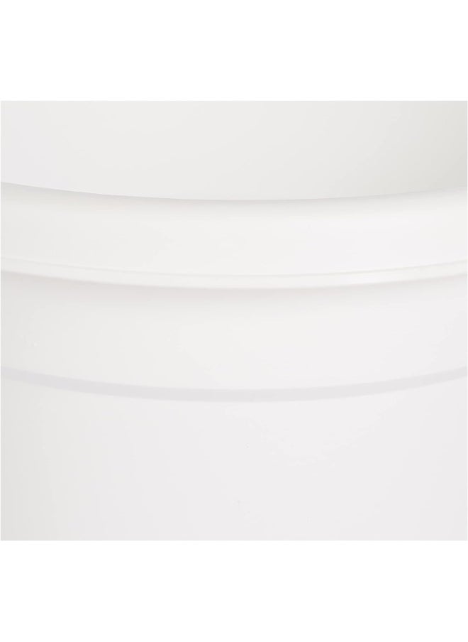 Cosmoplast Cosmoplast Round Flower Pot with Tray 8 inch White  - Image 3