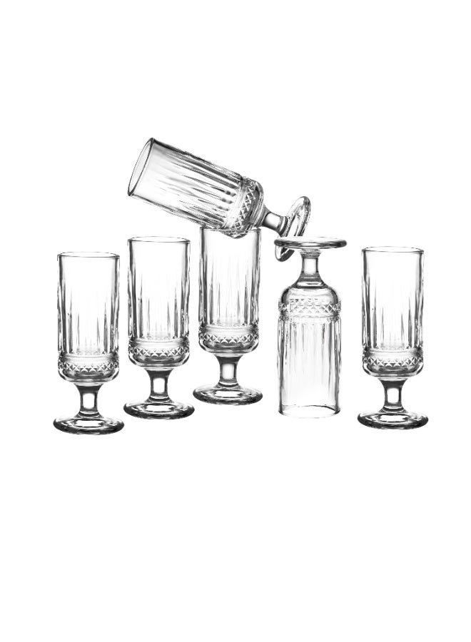 Dania Drink is welcome Mini Glass Juice Cups 95ml 6 pieces - Image 4