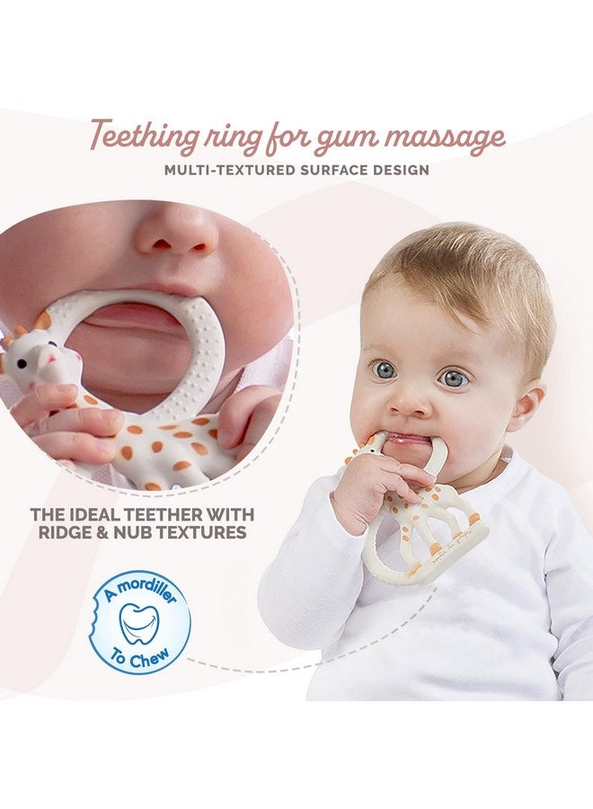 صوفي لا جيراف صوفي الزرافة | حلقة التسنين | مصنوعة من المطاط الطبيعي | مصممة للأطفال الذين يعانون من التسنين | توقظ الحواس الخمس | سهلة التنظيف - Image 2