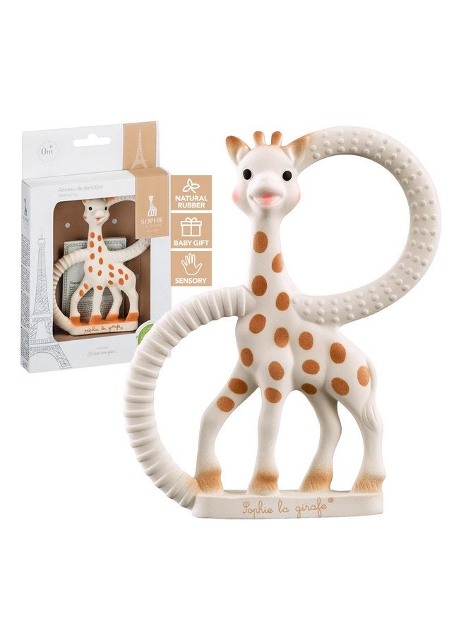 صوفي لا جيراف صوفي الزرافة | حلقة التسنين | مصنوعة من المطاط الطبيعي | مصممة للأطفال الذين يعانون من التسنين | توقظ الحواس الخمس | سهلة التنظيف - Image 1