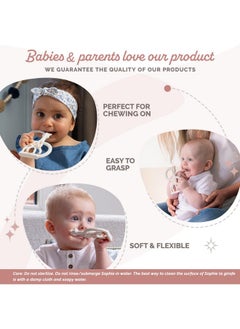 Sophie la girafe Sophie la girafe | Teething Ring | Made from Natural Rubber | Designed for Teething Babies | Awaken All 5 Senses | Easy to Clean  - Image 5