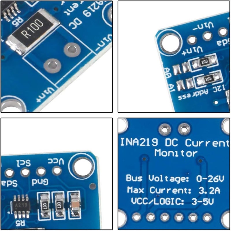 AiTrip 5 pcs CJMCU-219 INA219 I2C Interface Bidirectional DC Current/Power Monitoring Sensor Module for Arduino Raspberry Pi - Image 4