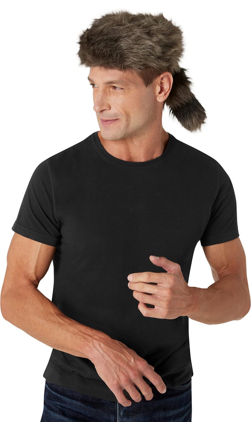 Forum Novelties Furry American Raccoon Tail Costume Hat - Image 1