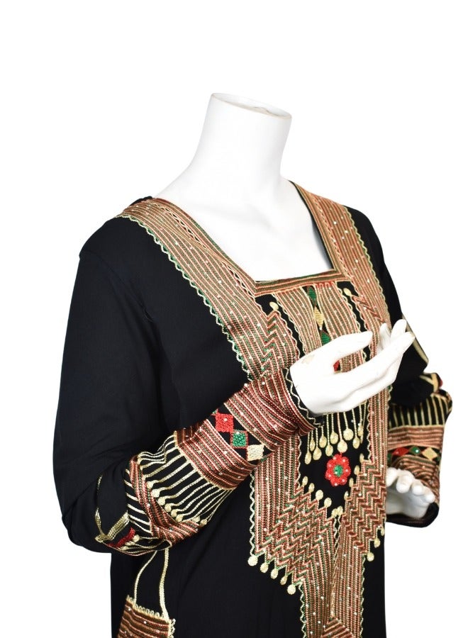 جلابية نسائي عسيري تطريز - Image 3