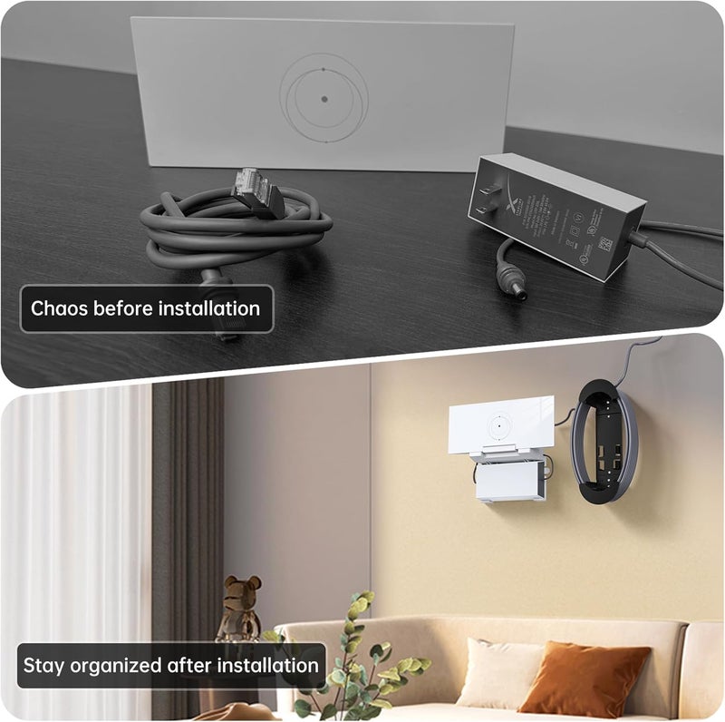 Starlink Gen 3 Mount: White High-strength ABS Material, Compact 2-in-1 Design - Universal Compatibility Starlink Mounting Kit for Outdoor Satellite Internet Installation - Image 3