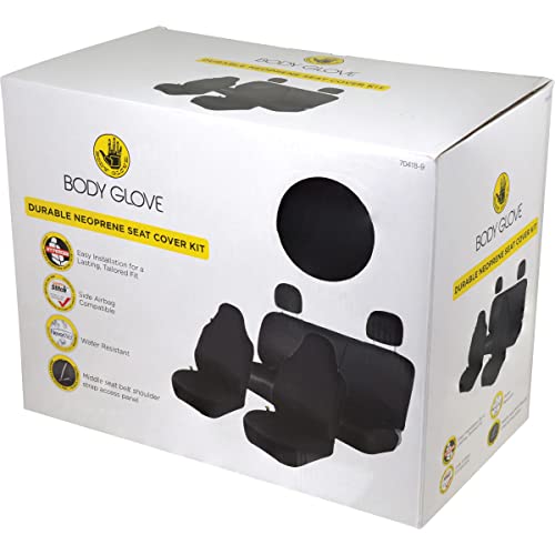 Body Glove Bell 22-1-70418-9 Seat Cover Set with Neverwet, Black - Image 2