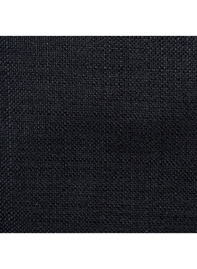 DII Collapsible Variegated Polyester Storage Bin with Cotton Handles Small Black - Image 5
